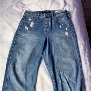 Hollister Straight Leg Medium Wash Jeans